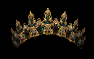 Filigree Ballet Tiara in Green