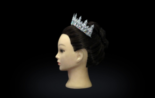 Filigree Ballet Tiara Profile View