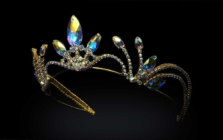 Adagio Ballet Headpiece Quarter View