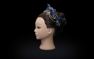 Blue Beaded Headpiece Profile